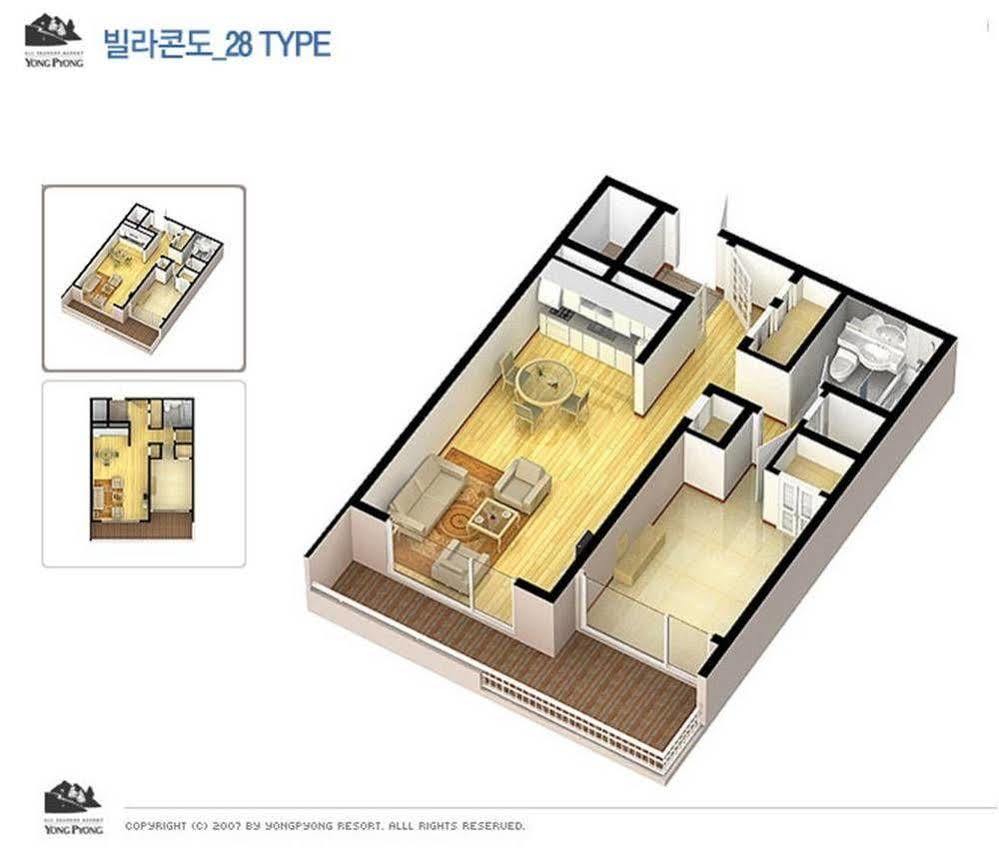 Yongpyong Resort Villa Condominium Pyeongchang Luaran gambar